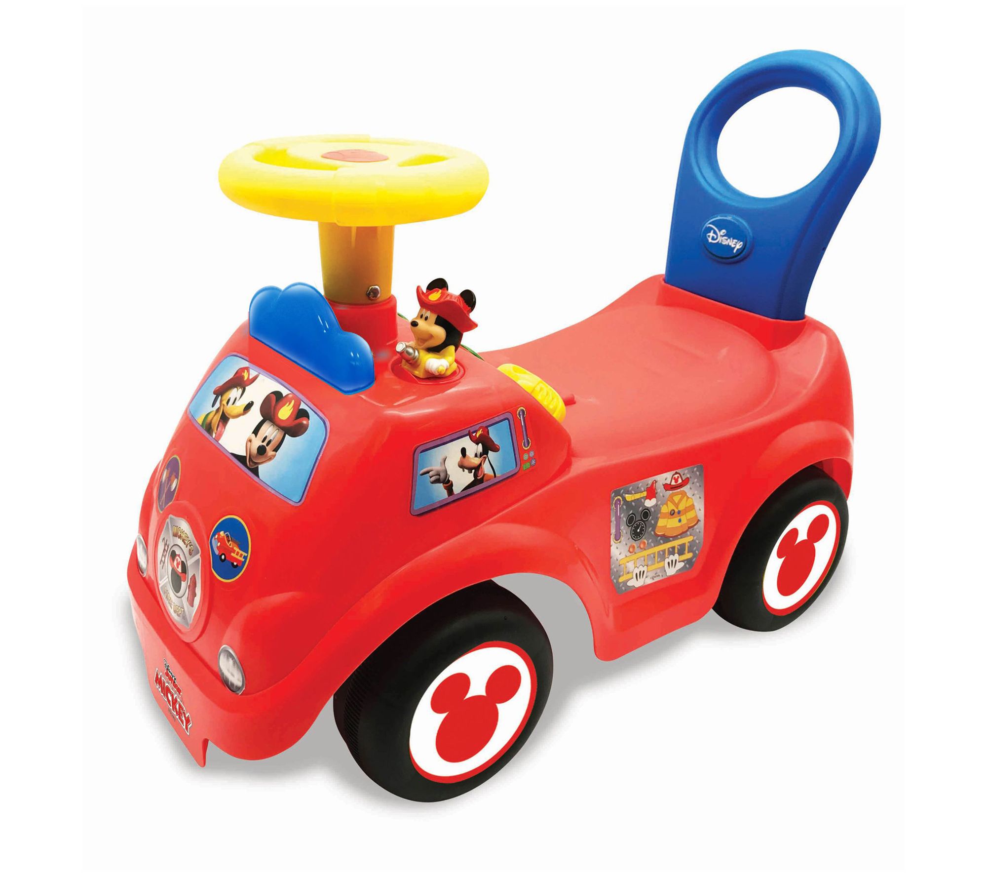 Kiddieland Toys Limited Mickey Fire Engine Ride-On