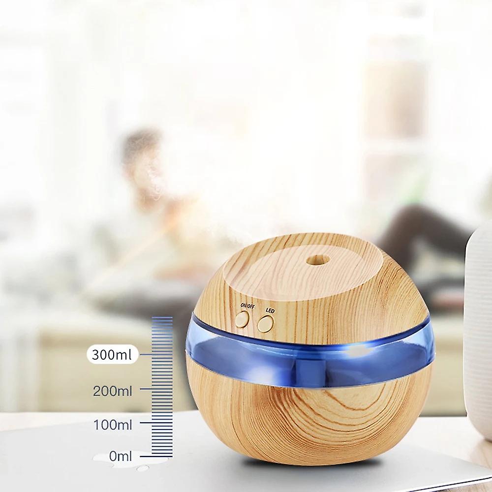 Mini Portable Wood Grain Air Humidifier Usb Desktop Home Bedroom Supersonic Aroma Diffuser Air Purifier