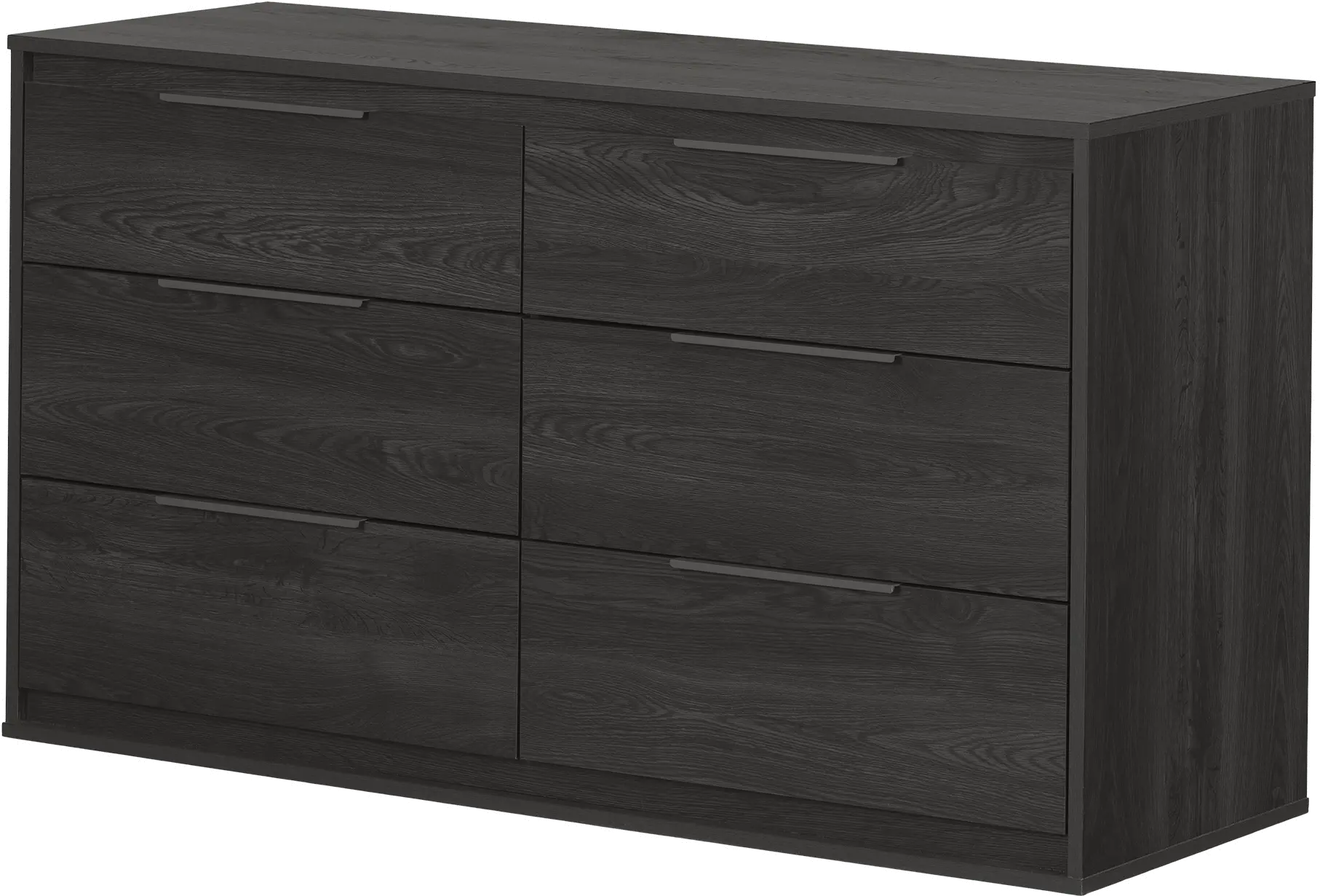 Hourra Gray Oak 6-Drawer Dresser - South Shore