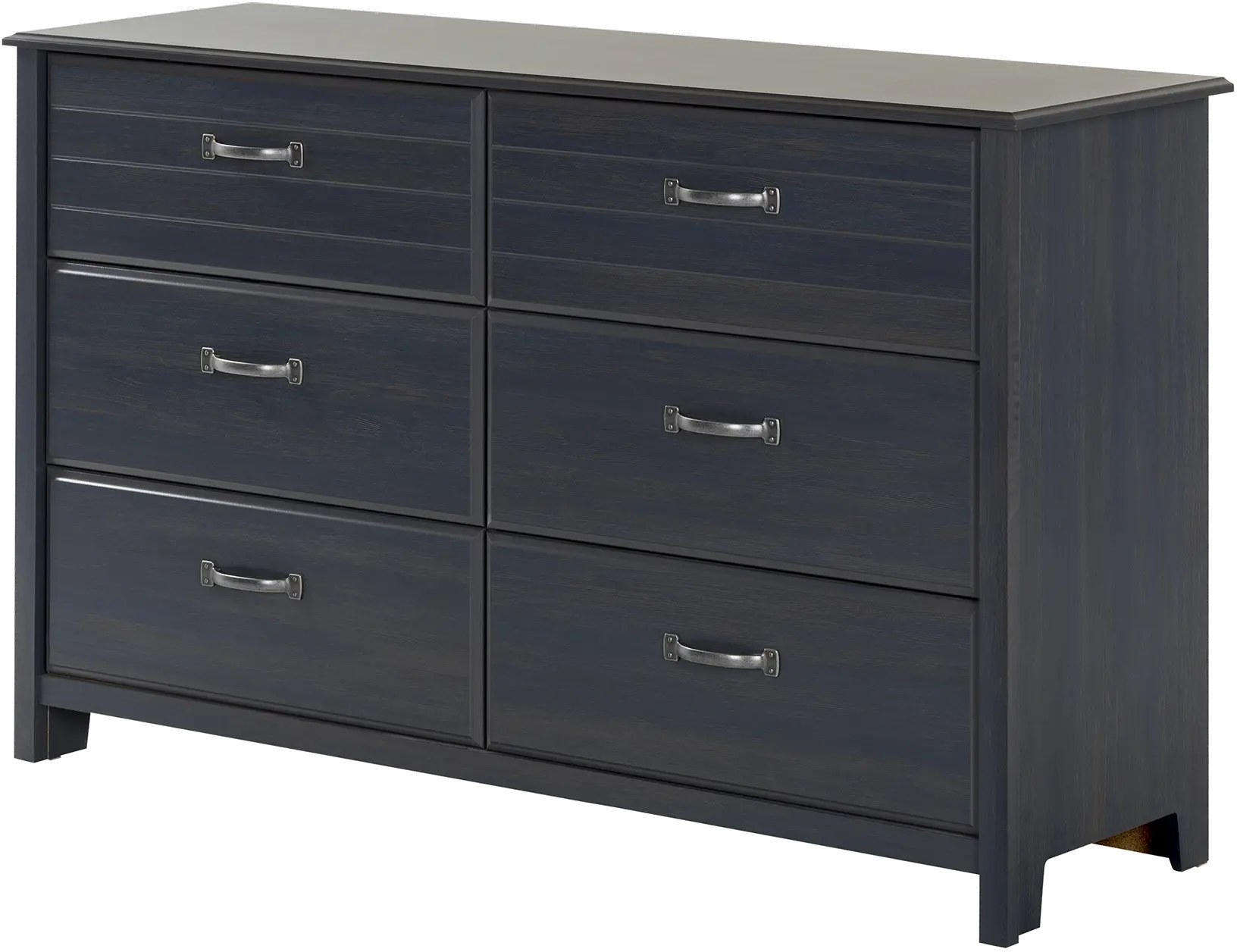 Ulysses Blue 6-Drawer Double Dresser - South Shore