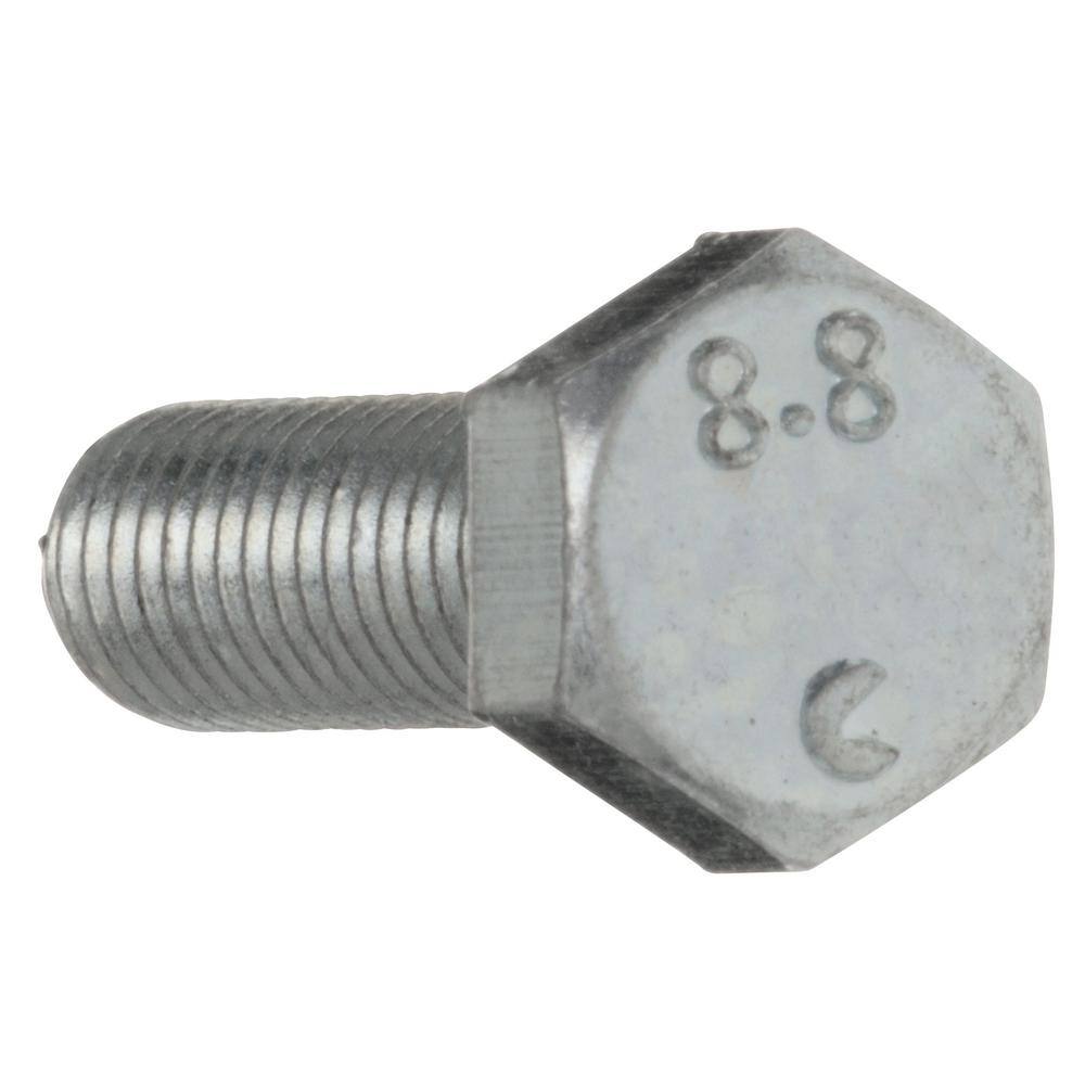 Everbilt 8 mm-1.25 x 25 mm Zinc-Plated Metric Hex Bolt 35978