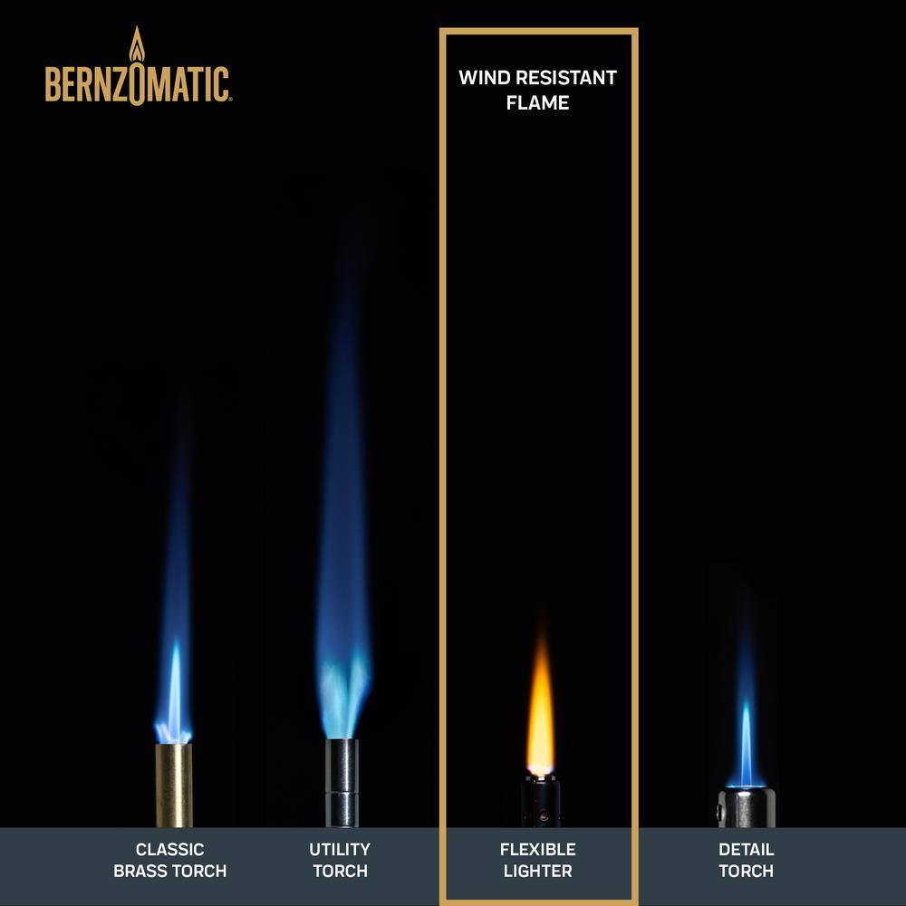 Bernzomatic Self-Igniting Butane Torch Flexible Lighter 432916