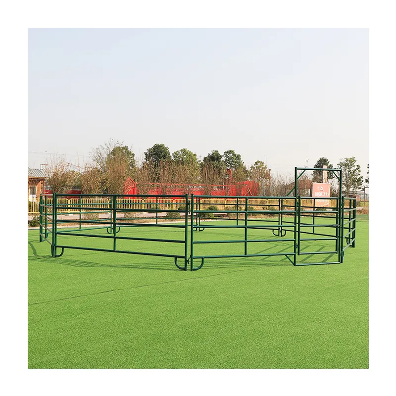 Factory supply High Quality Hot Selling 12 ft Horse Round Pen and Livestock Corral Panels