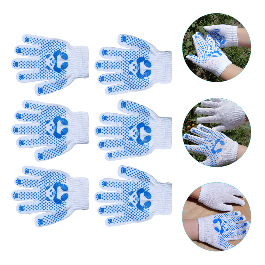 Gloves Gardening Kids Work Garden Children Glove Hand Labor Working Yardmittens Mitten Protectors Outdoorprotection