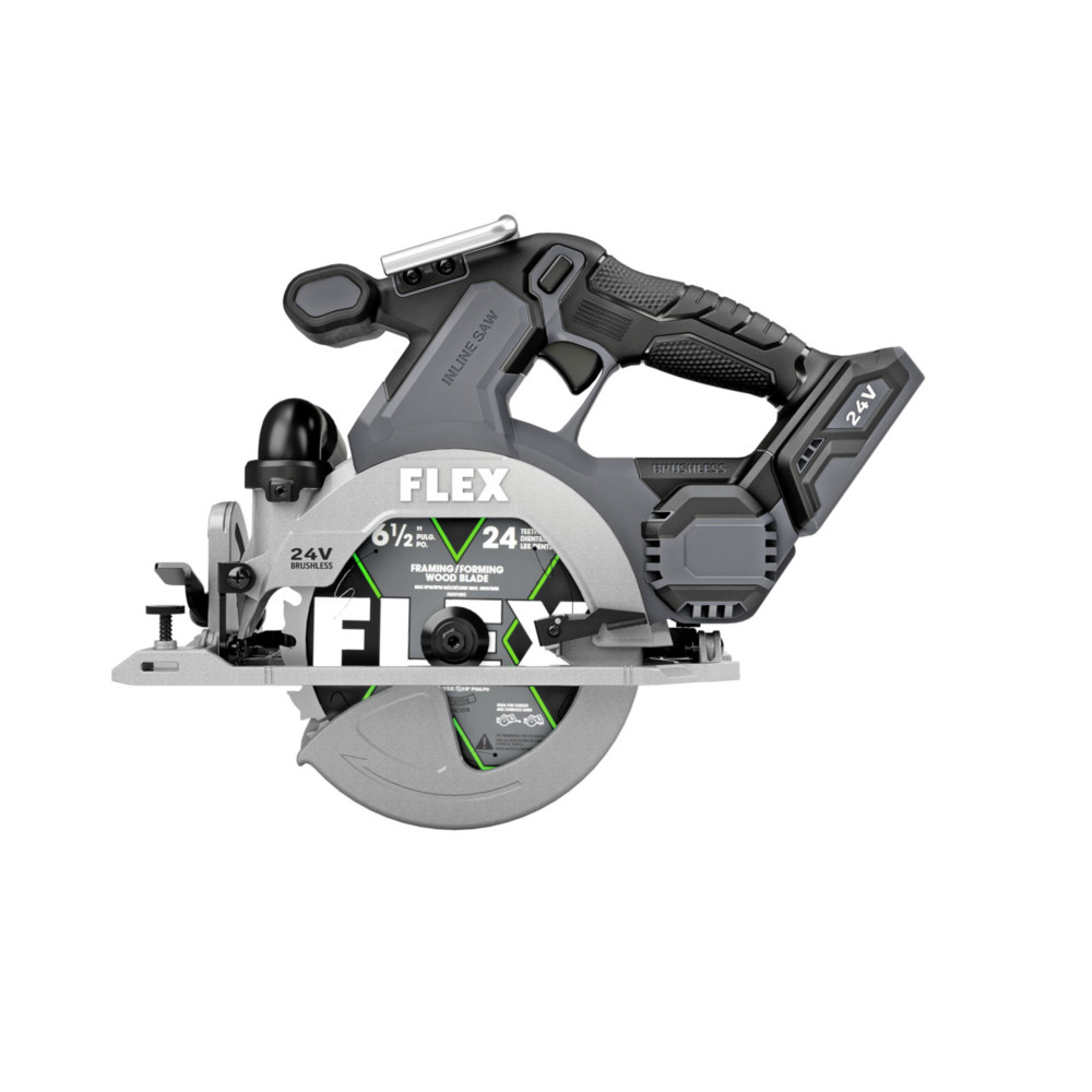 FLEX 24V Circular Saw In Line 6 1/2 Bare Tool