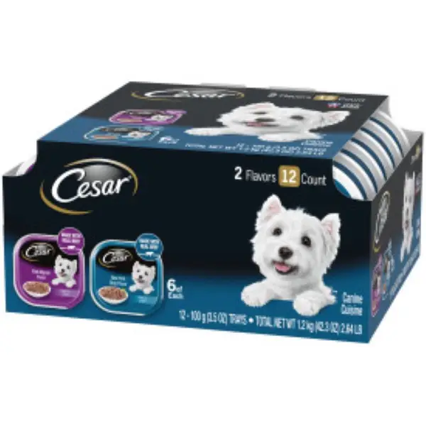 Cesar 12-Count 3.5 oz Gourmet Filets Beef Wet Food Variety Pack