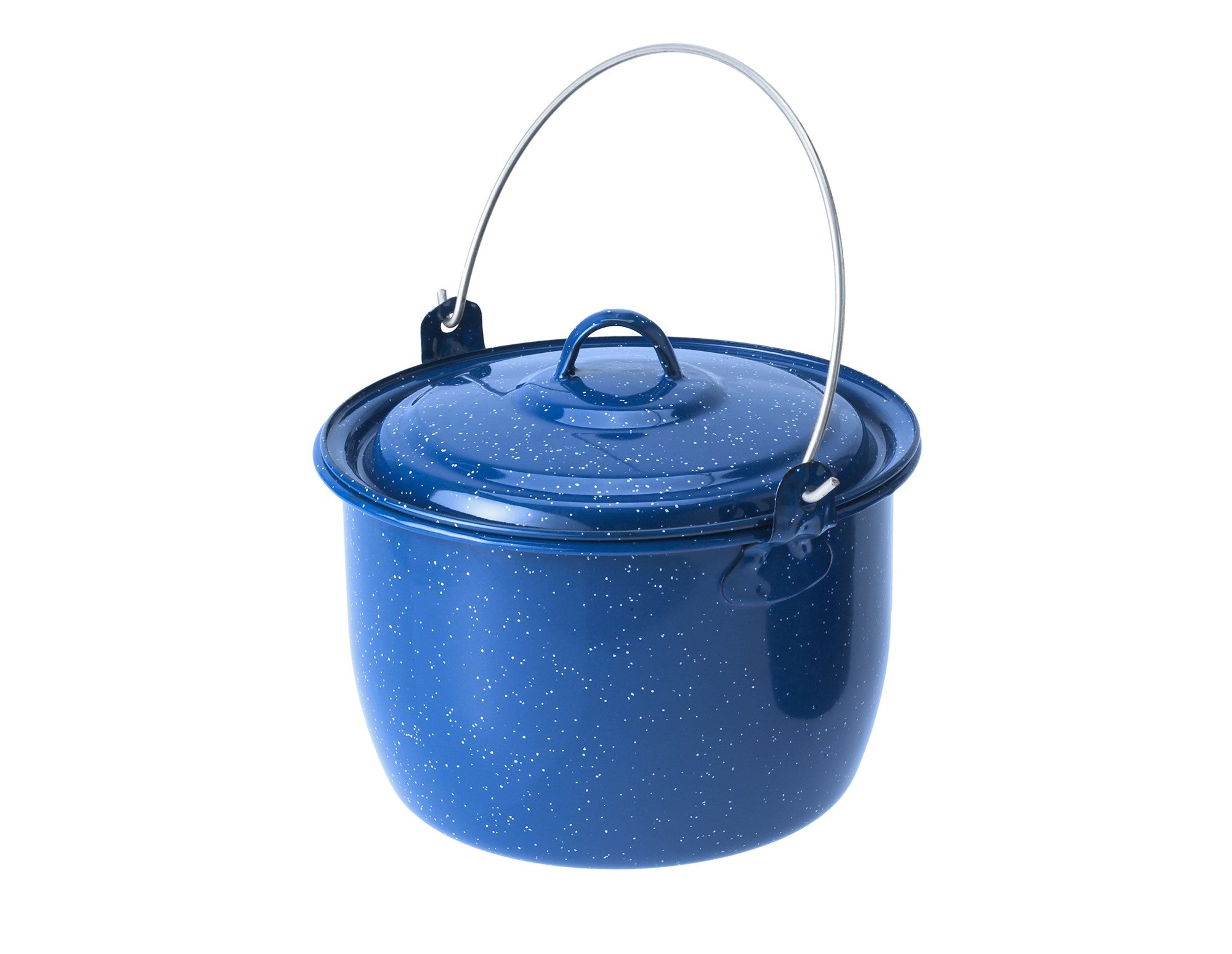 4.25 Quart Blue Convex Kettle – Elegant Stovetop Tea Kettle with Comfortable Handle