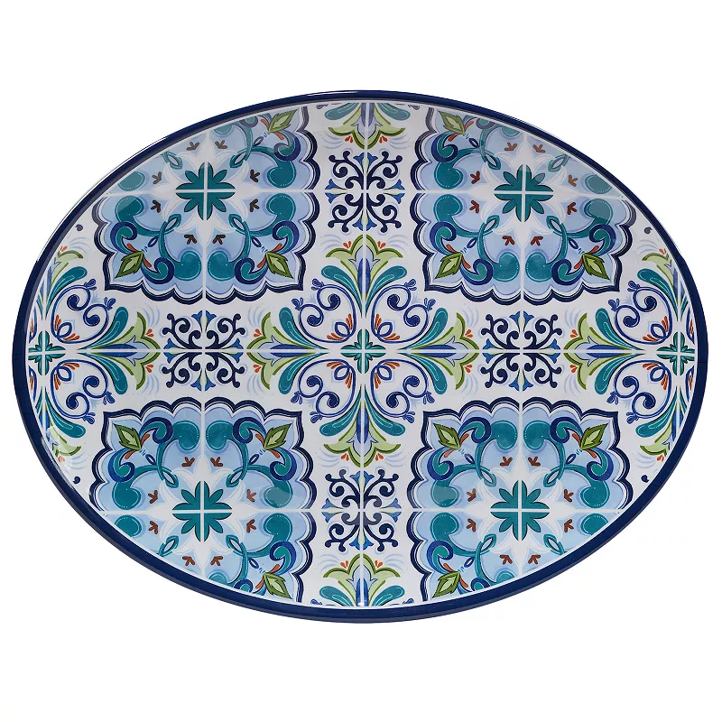 Certified International Mosaic 2-pc. Melamine Platter Set