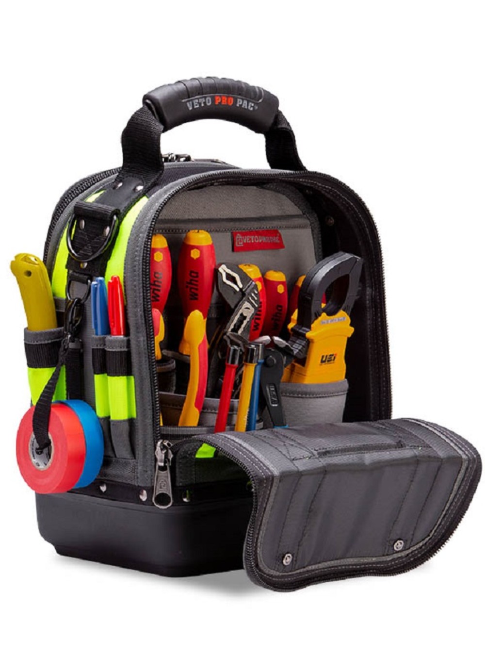 Veto Pro Pac Tech Tool Bag Compact/Tall Hi Viz Yellow