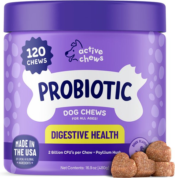 Active Chews Probiotic Digestive Health Dog Supplement