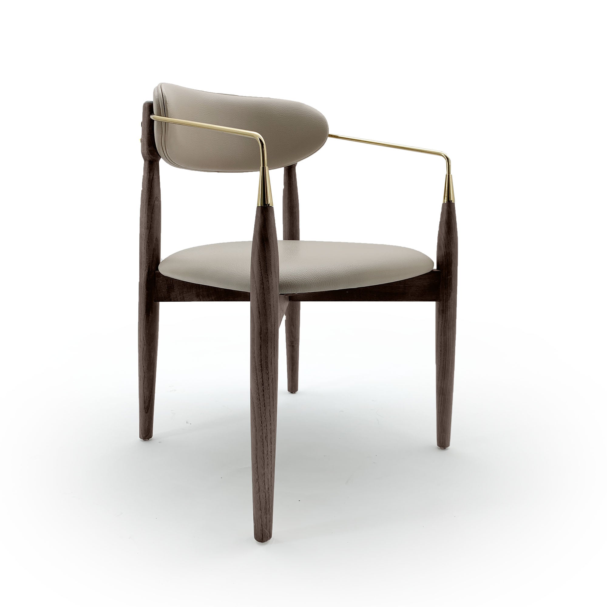 Monet Leather Chair Mon001-Beige