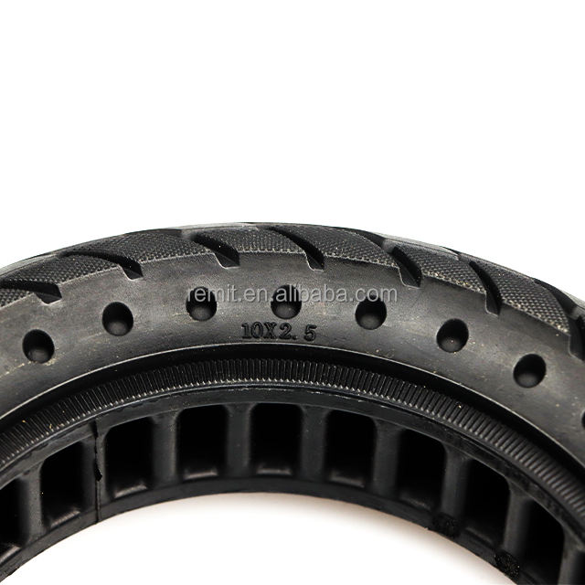 Electric scooter accessories and replacement parts non slip solid tires 10*2.5 solid rubber tires For Ninebot MAX G30