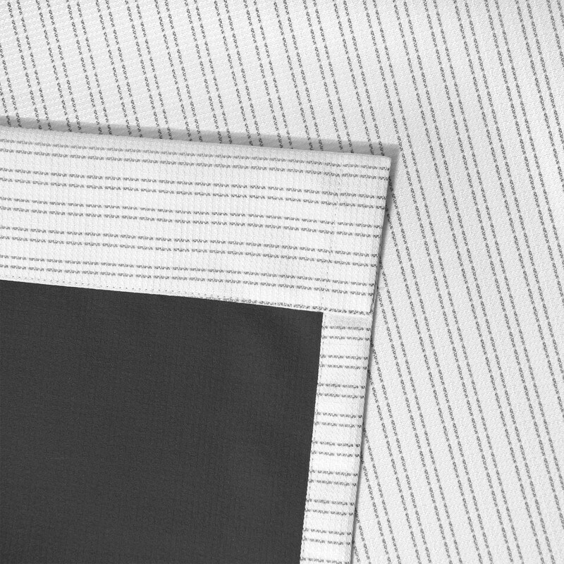 Dani Striped Thermal Insulated Blackout Curtain  1 Panel