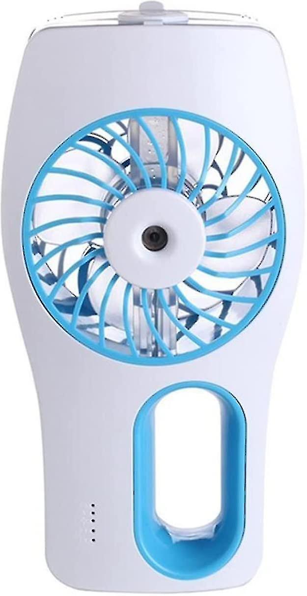 Fan Handheld Misting Fan， Mini Usb Rechargeable Battery Operated Misting Fan， Portable Personal Fan With Spray Bottle， Small For Kids Home Office Trav