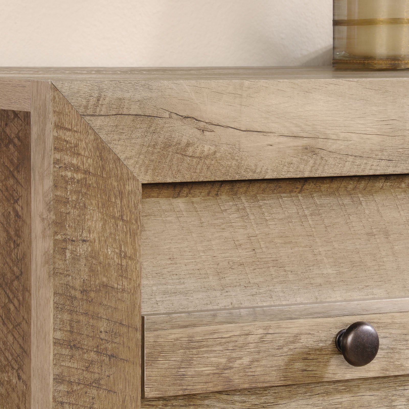 Sauder Dakota Pass 4-Drawer Dresser, Craftsman Oak Finish