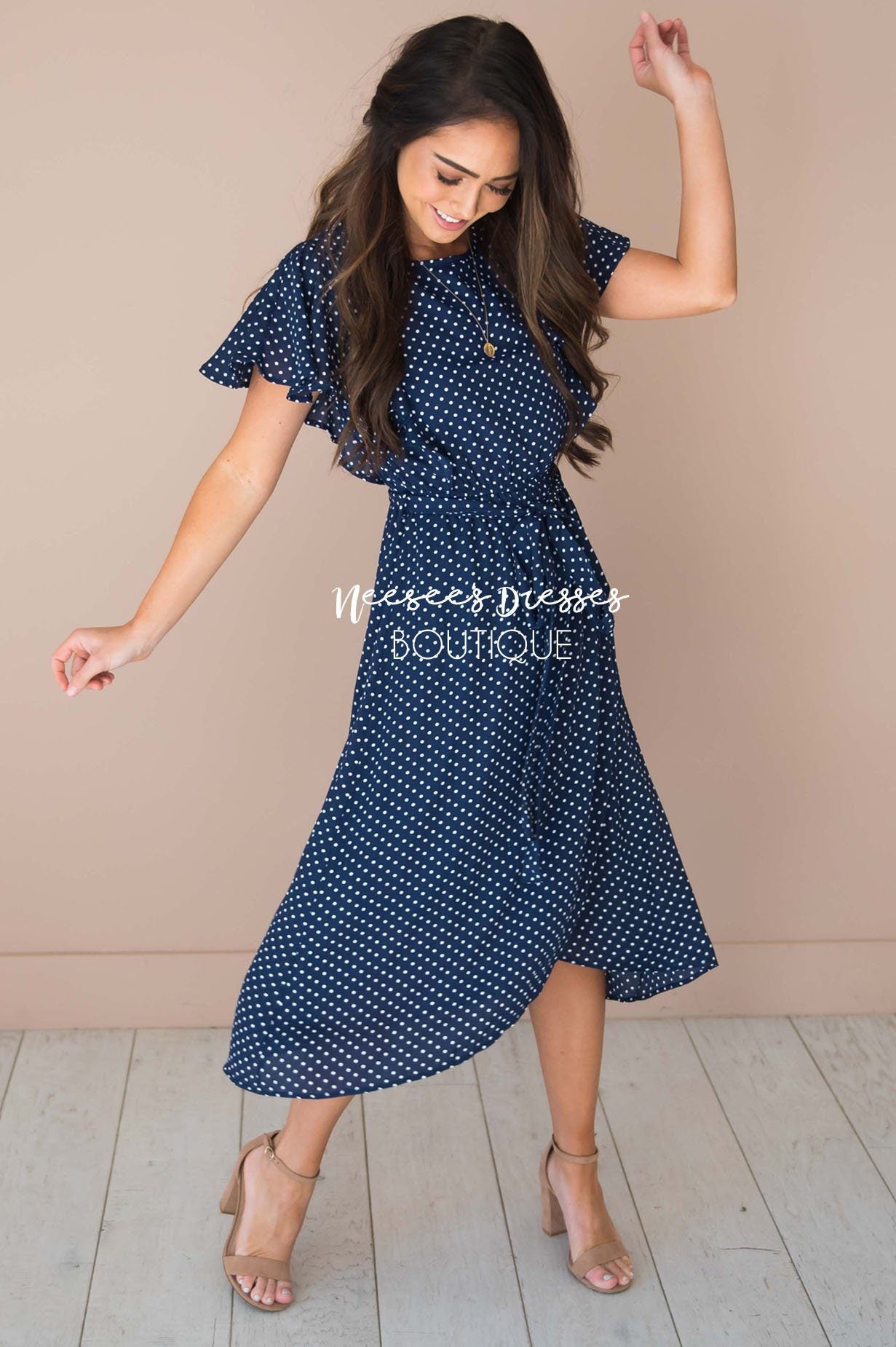 The Kynlei Polka Dotted Dress