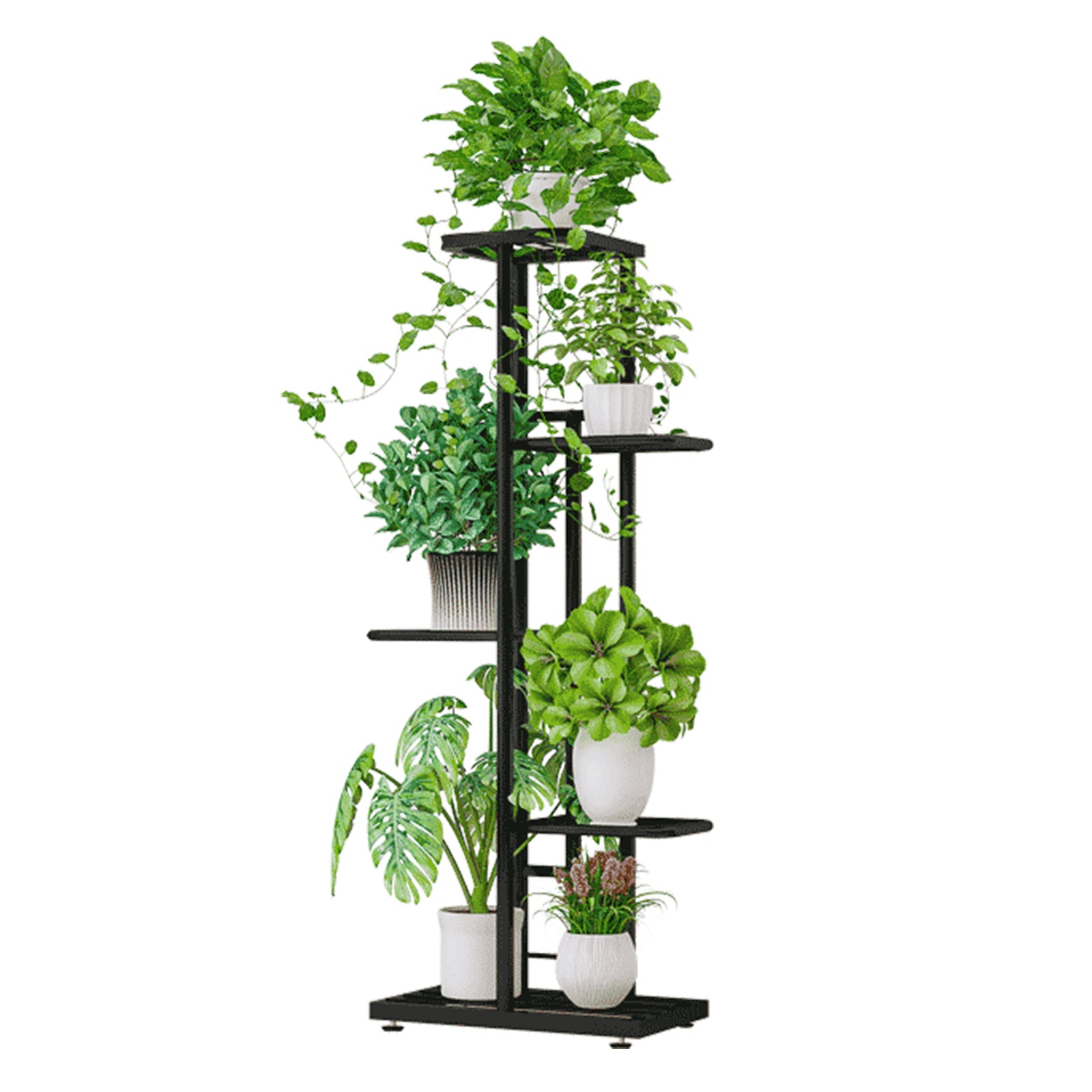 CACAGOO 5 Tiers Flower Pot Plant Stand Ladder Shelf Display Rack Holder Home Indoor