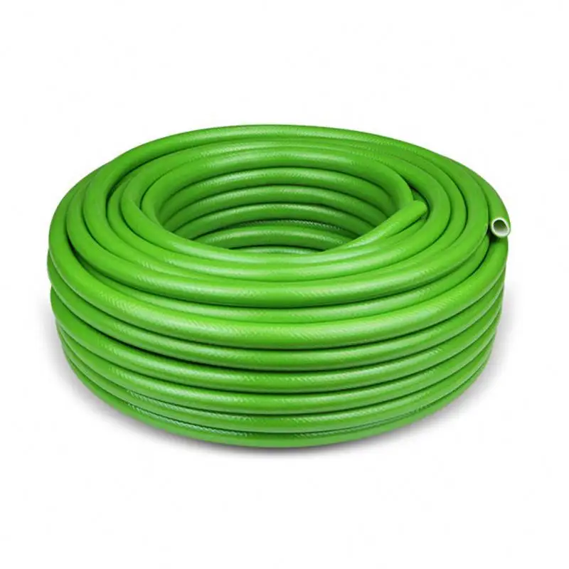 Factory Supply Transparent Braided  Hose/ Pipe PVC Fiber Reinforced Water Hose Plastic Fiber Hose/