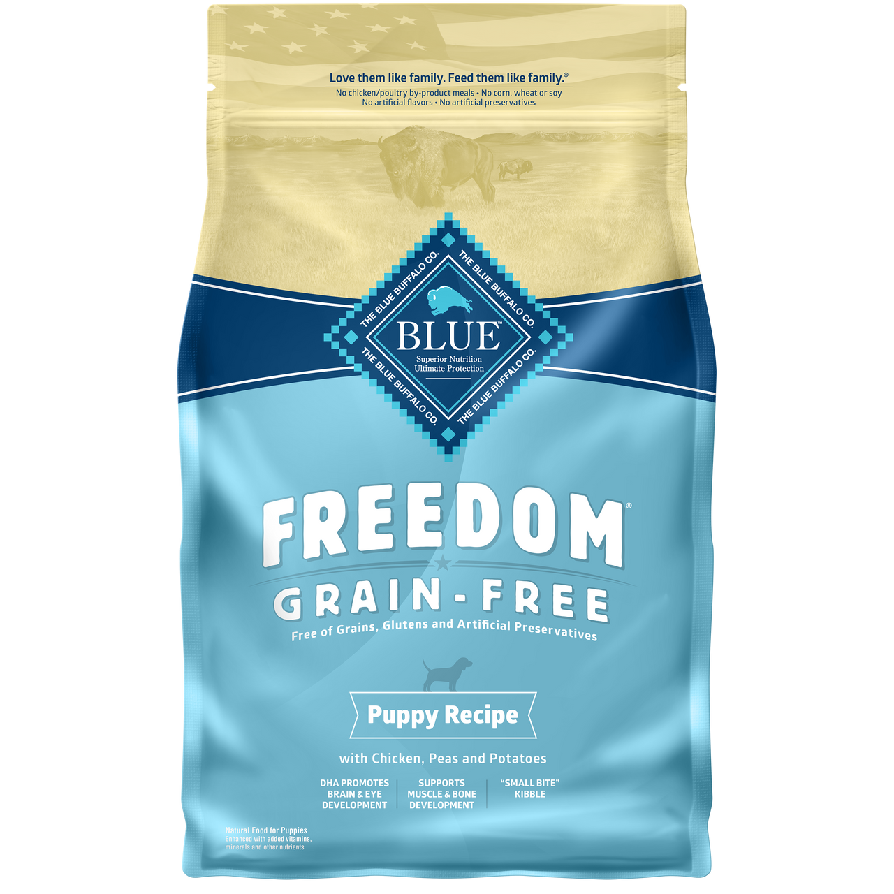 Blue Buffalo Freedom Grain-Free Chicken Recipe Puppy Dry Dog Food