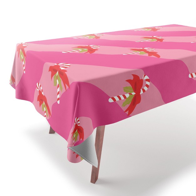 Camilla Foss Candy Cane Tablecloth deny Designs