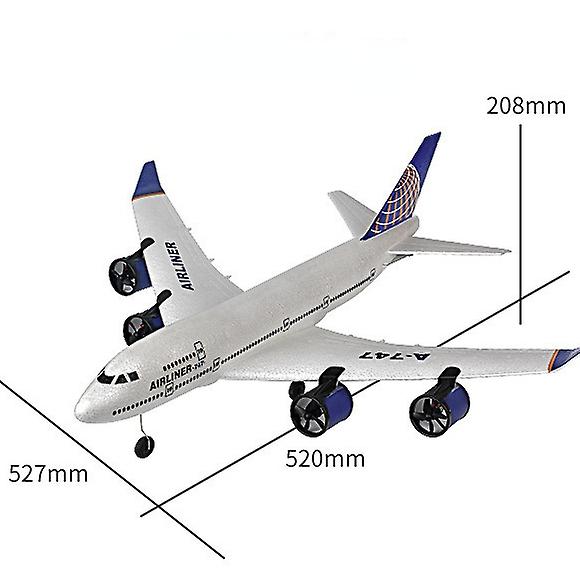 Boeing 747 Aircraft Model Ultra Light Wing Foam Fuselage 4 Engine Remote Control Aircraft Model Toy Aircraft