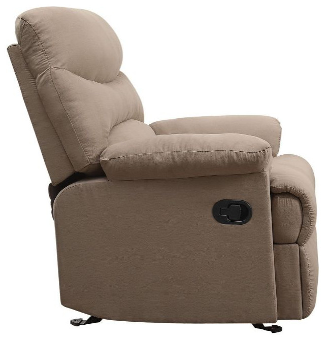 Acme Arcadia Glider Recliner Light Brown MFB   Transitional   Recliner Chairs   by AMOC  Houzz