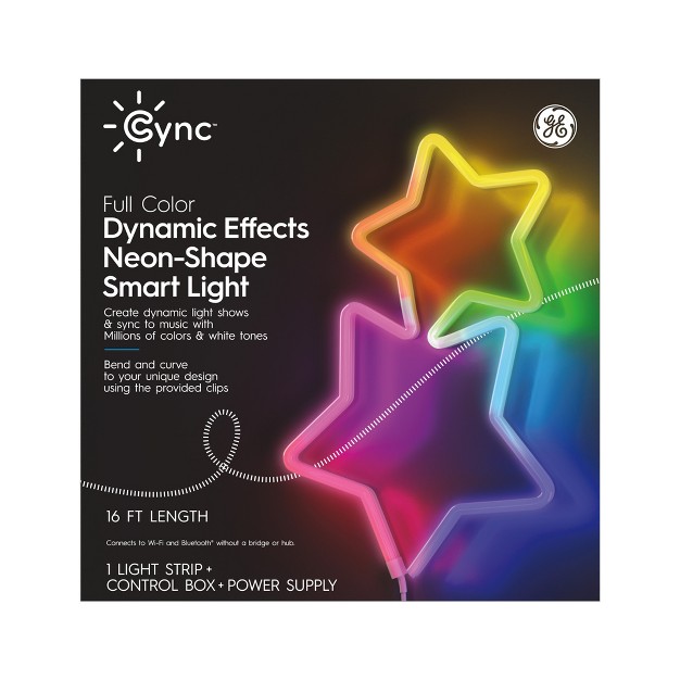 Ge Cync Dynamic Effect 16ft Decorative Neon Rope String