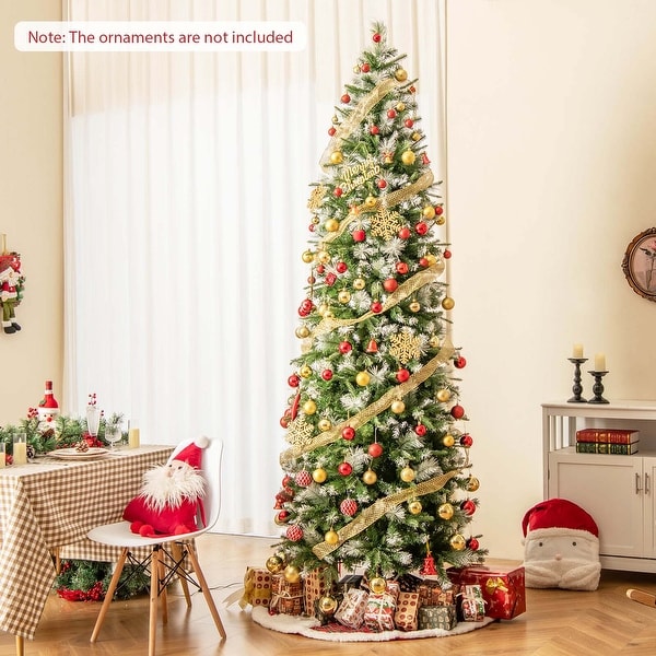 Costway 6/7.5/9 FT PreLit Artificial Christmas Tree with 580/820/1228