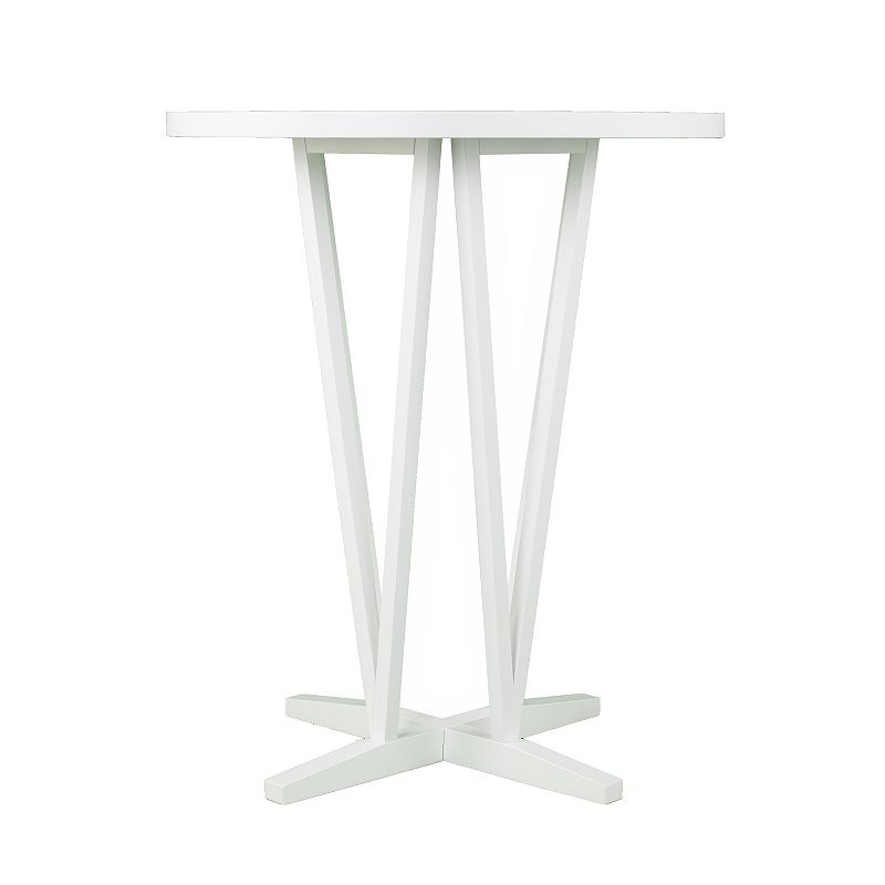 Southern Enterprises Devon White Bar Table