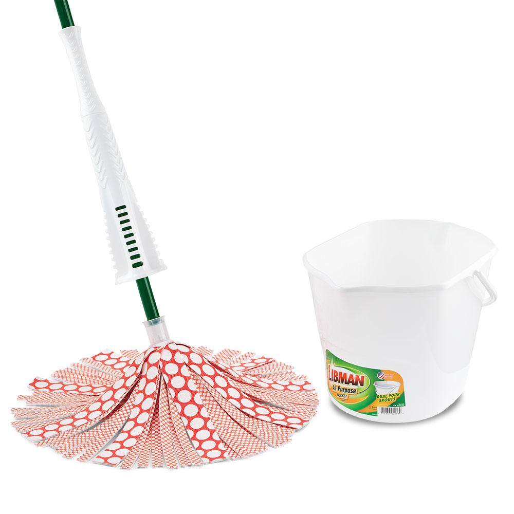 Libman Wonder Mop and 3 Gal. Utility Bucket Combo Kit (2-Count) 1509