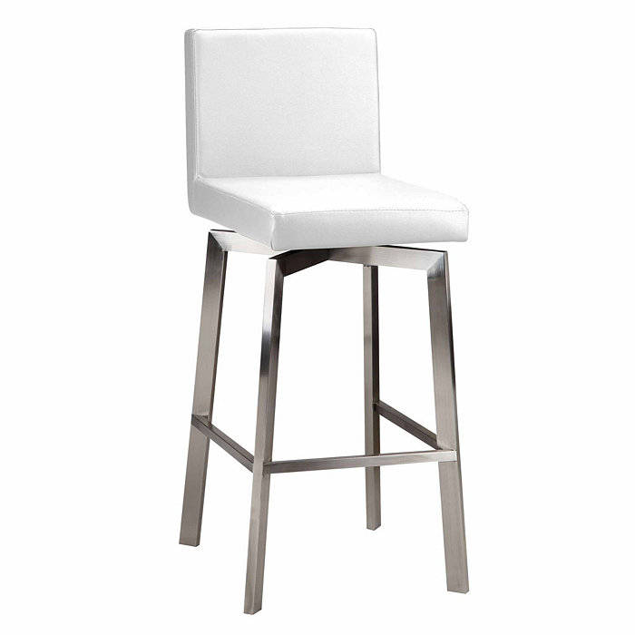 Moes Home Collection Giro Barstool White