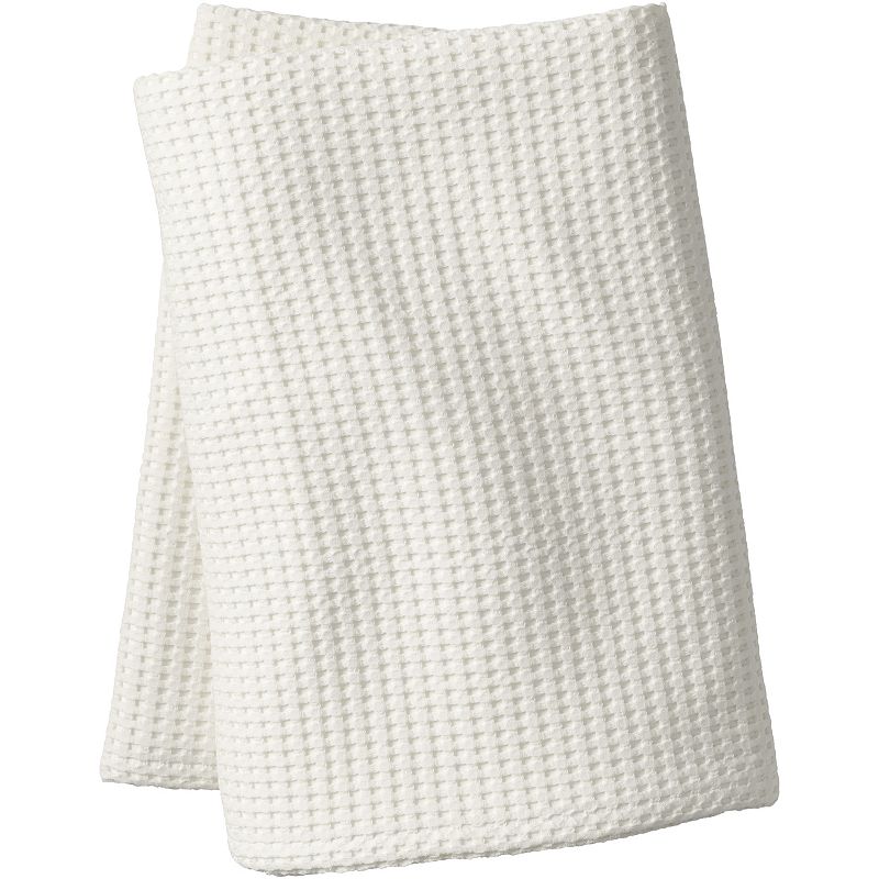 Lands' End Cotton Waffle Weave Blanket