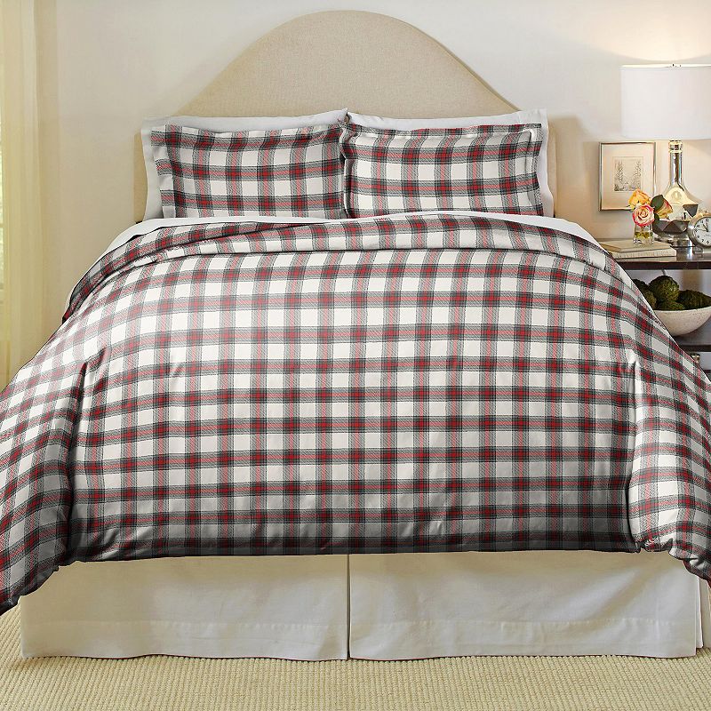 Pointhaven Manchester Cotton Flannel Duvet Set