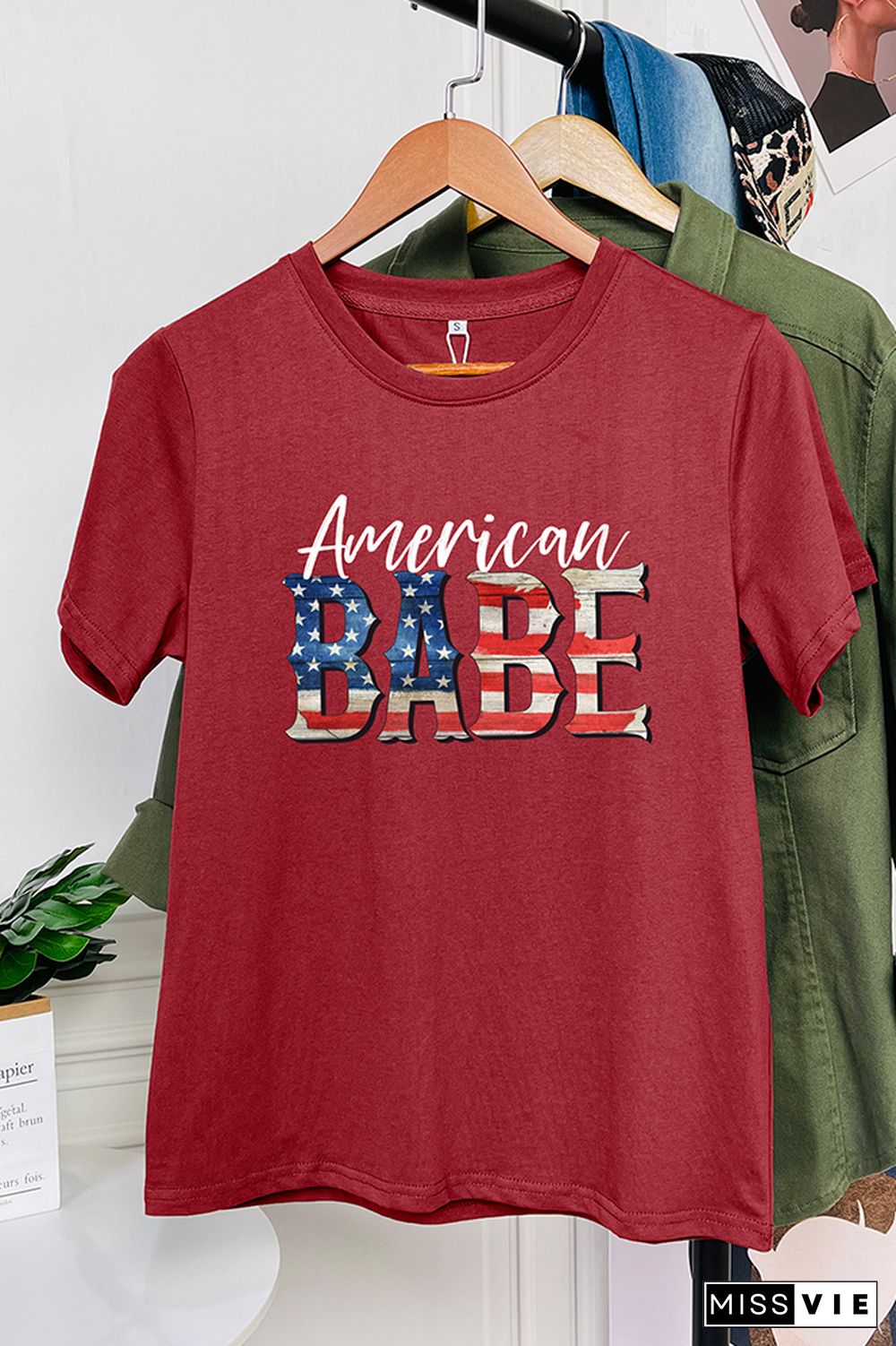 American Babe Graphic Tee Wholesale