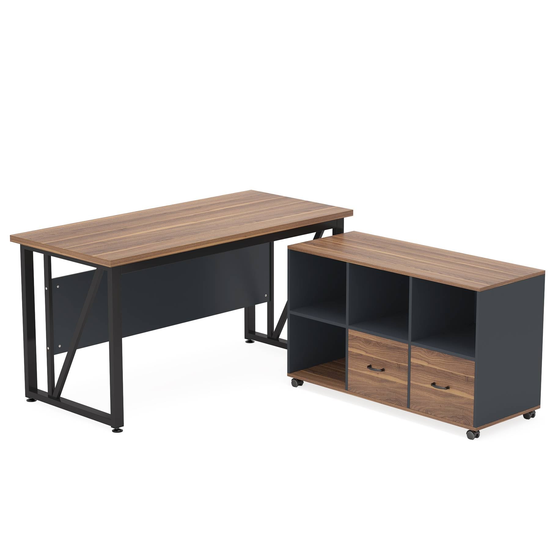 L-Shaped Computer Desk, 55