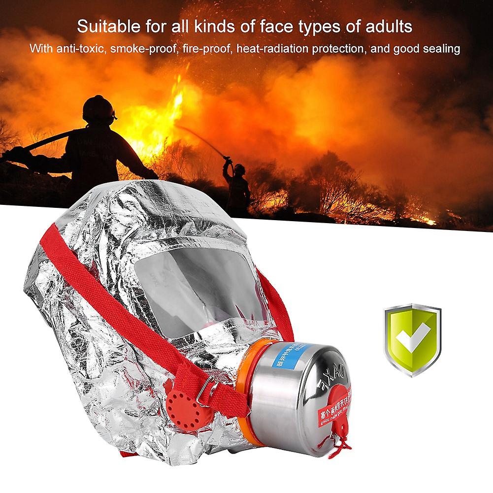 Fire Escape Face Mask Gas Filter Respirator Self-rescue Protective Face Cover