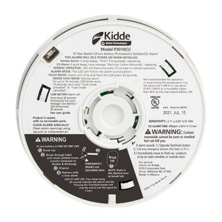 Kidde Smoke and Carbon Monoxide Detector 10-Year Battery Powered with Voice Alarm (2-Pack) 21032753