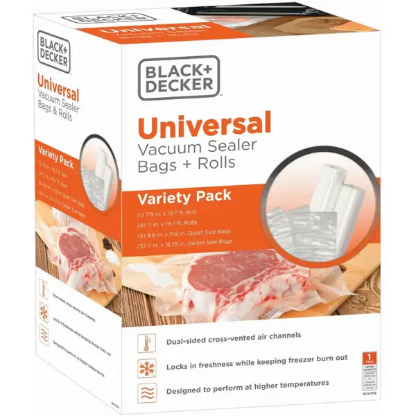 Black + Decker Universal Bag and Roll Variety Pack