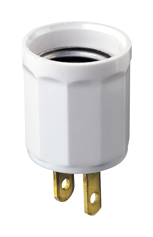 LAMPHOLDER ADAPTER WHITE