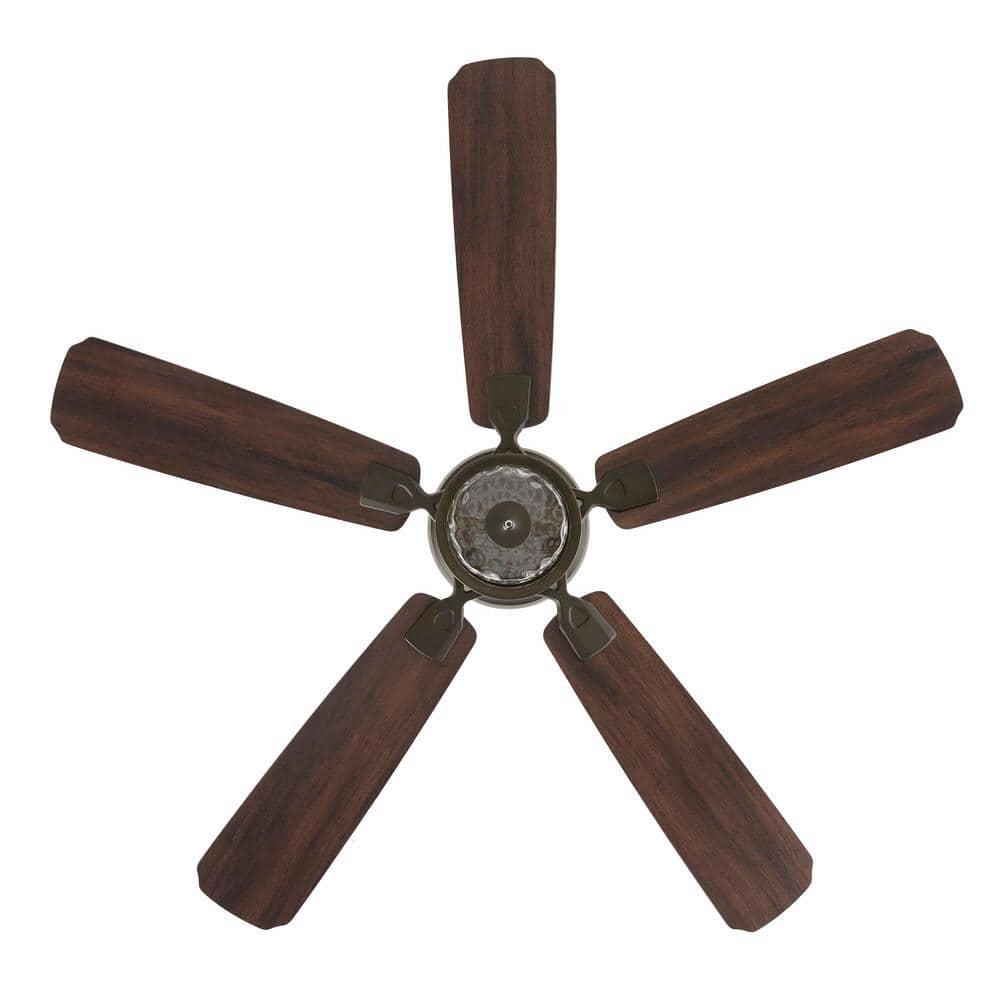 Home Decorators Collection Pine Meadows 52 in IndoorOutdoor LED Bronze Damp Rated Downrod Ceiling Fan with Dimmable Light Kit and Remote Control