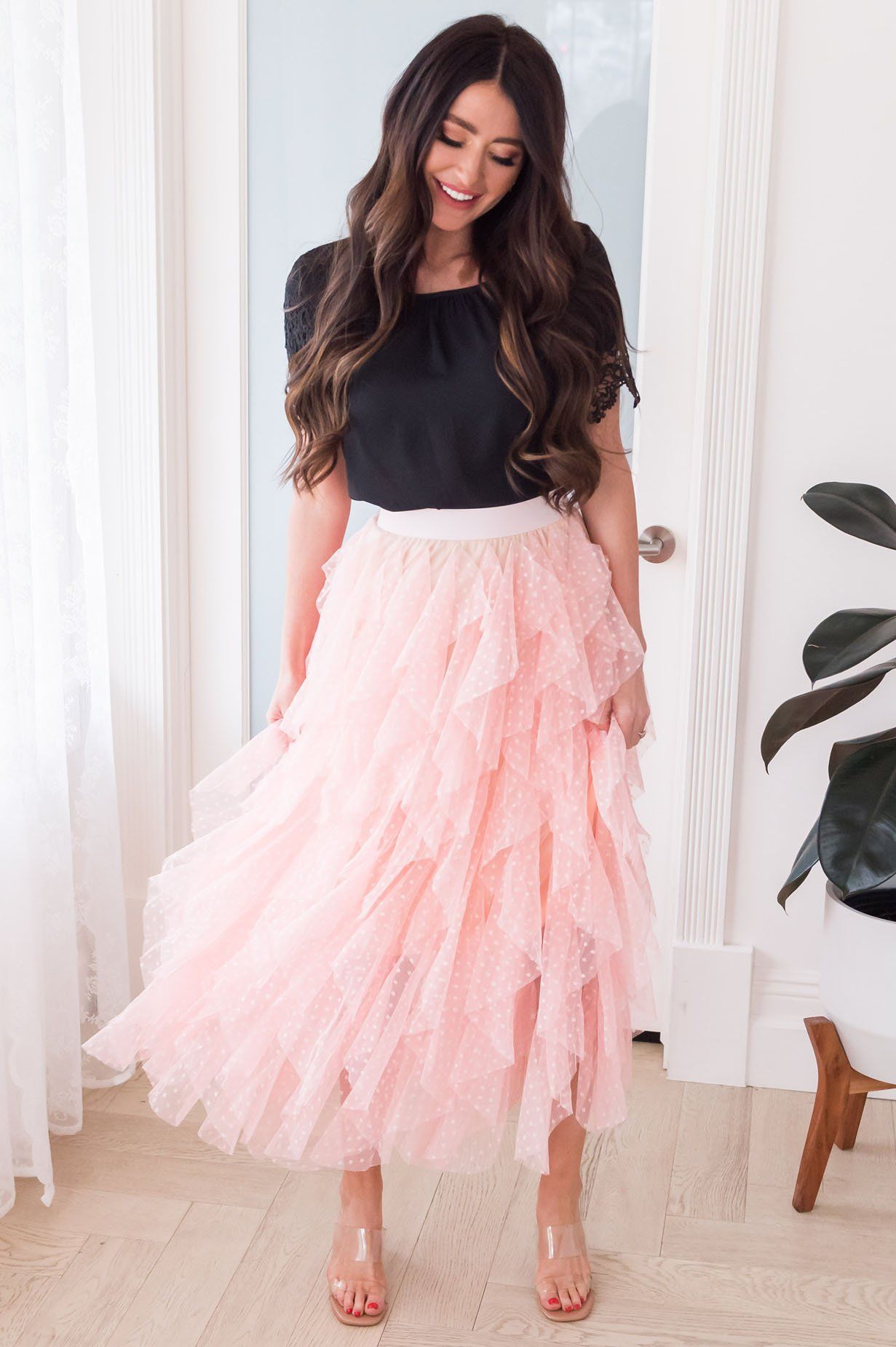 Polka Dot Party Tulle Skirt