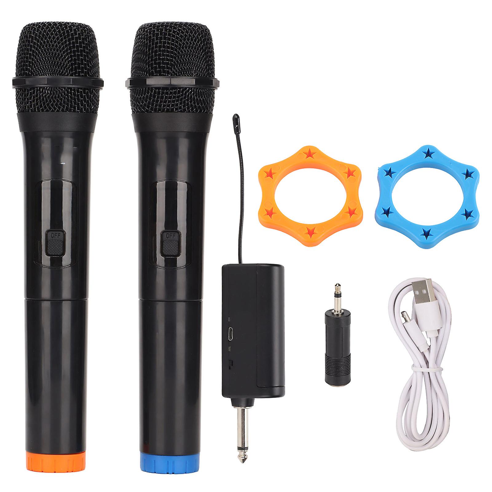 Wireless Microphone Professional Karaoke Mic With Rechargeable Receiver For Karaoke Party