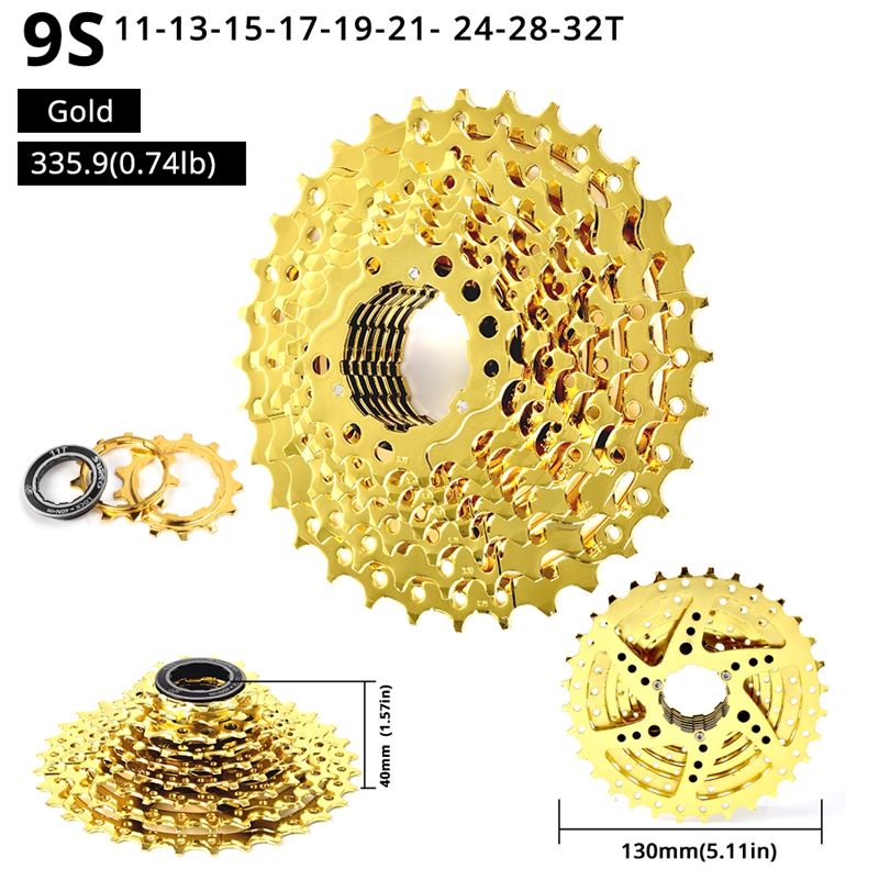 MTB Bicycle Flywheel 9 Speed 11 32/34/36/40/42/46/50T Mountain Bike Cassette For Shimano/SRAM