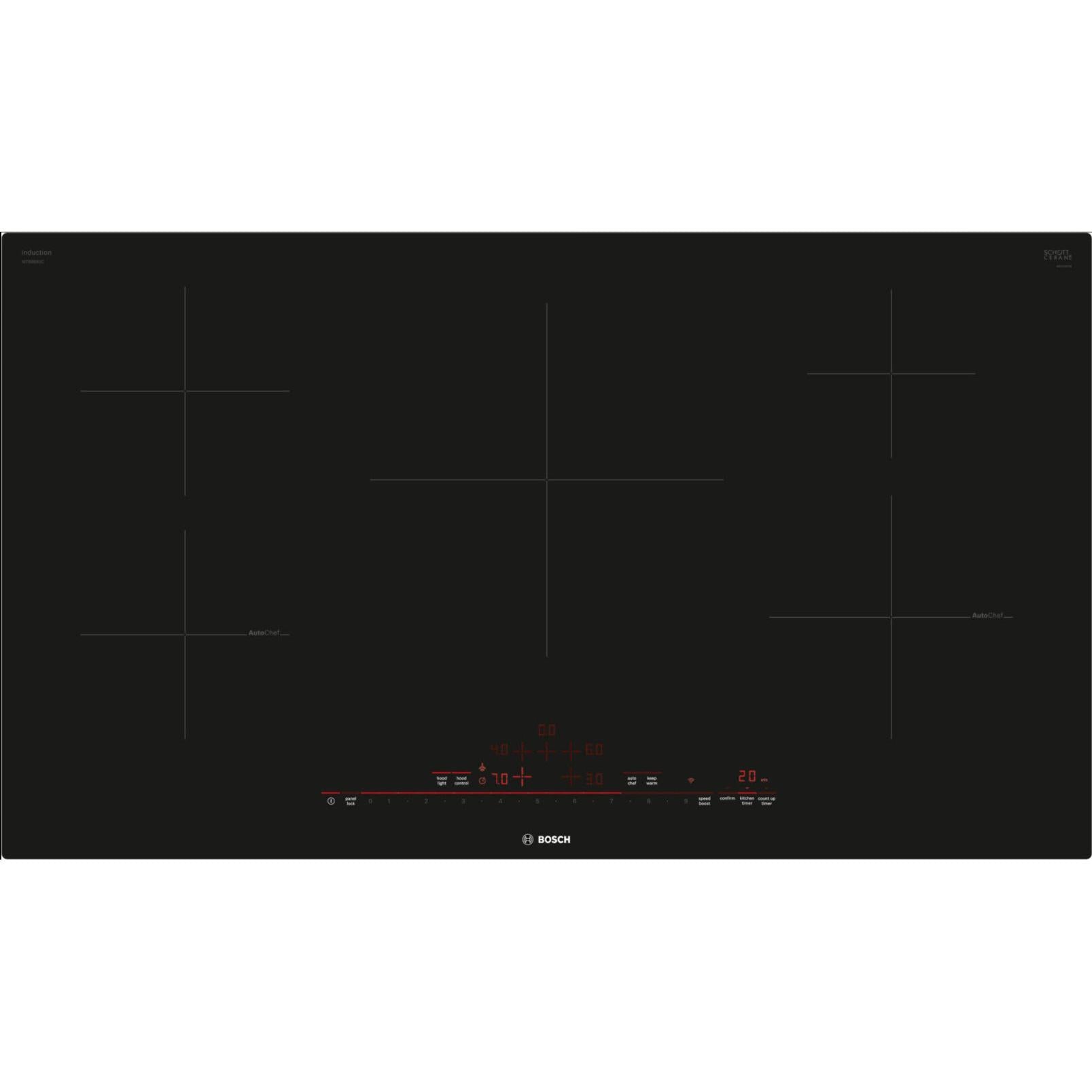 Bosch 36-inch Built-in Induction Cooktop with AutoChef? NIT8660UC