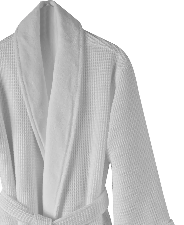 Hotel Collection Cotton Waffle Textured Bath Robe