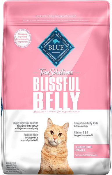 Blue Buffalo True Solutions Blissful Belly Digestive Care Formula Dry Cat Food