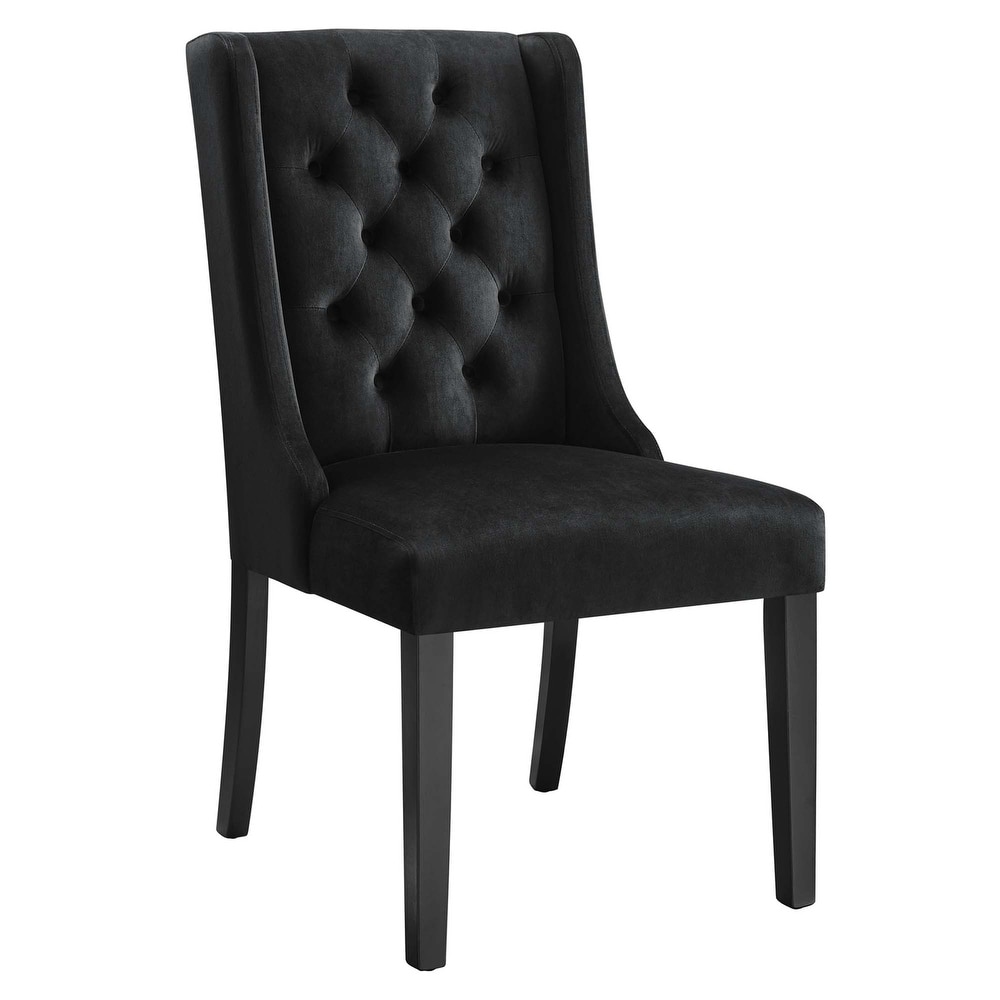 Baronet Performance Velvet Dining Chairs   Set of 2