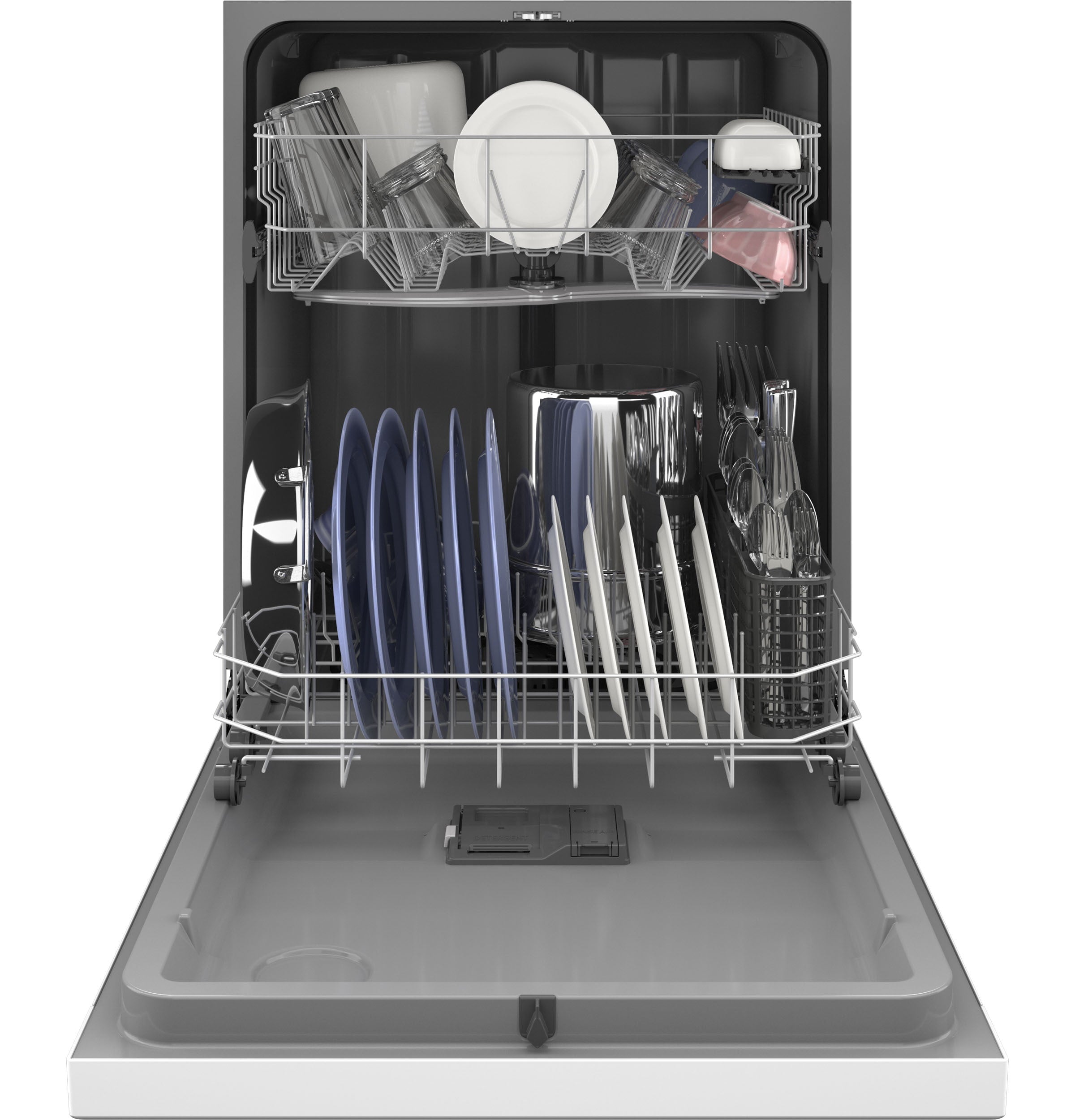 Ge Appliances GDF535PGRWW Ge® Dishwasher With Front Controls