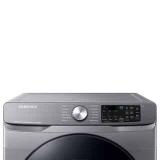  7.5 cu. ft. Smart Stackable Vented Electric Dryer with Steam Sanitize+ in Platinum DVE45B6300P