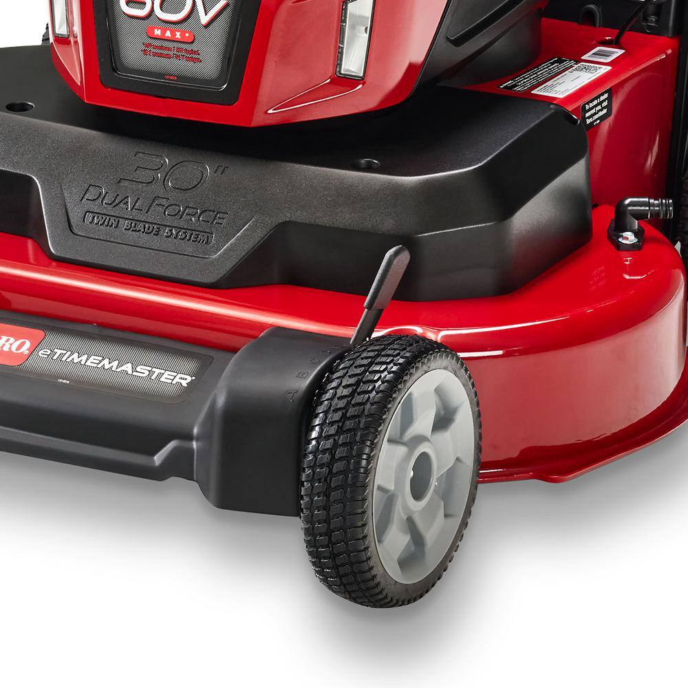 Toro 30 in. eTimeMaster 60V MAX Personal Pace Auto-Drive Self-Propelled Cordless Lawn Mower - Tool Only 21491T